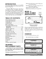 Preview for 3 page of Quincy Compressor QRNG 350 Parts Manual