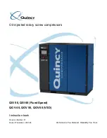 Quincy Compressor QSI 50 Instruction Book preview