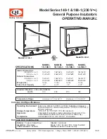 Quincy lab 140-1 Series Operating Manual preview