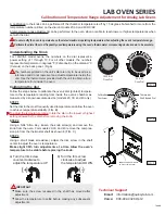 Preview for 5 page of Quincy lab Analog Series Operating Manual