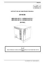 Preview for 1 page of Quincy QPNC354 Instruction And Maintenance Manual