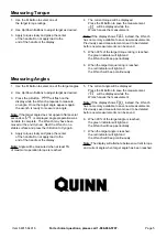 Предварительный просмотр 5 страницы QUINN 64915 Owner'S Manual & Safety Instructions