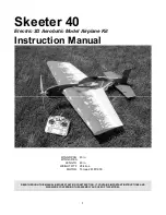 Предварительный просмотр 1 страницы QUINN Skeeter 40 Instruction Manual