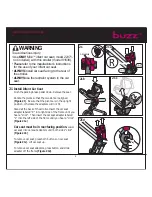 Предварительный просмотр 10 страницы Quinny Buzz Stroller User Manual