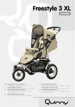 Quinny Freestyle 3 XL Comfort Instructions For Use & Warranty предпросмотр