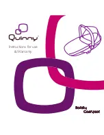 Quinny SAFETY CARRYCOT Instructions For Use & Warranty preview