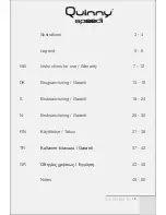 Preview for 2 page of Quinny SPPEDI Instructions For Use & Warranty
