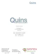 Preview for 14 page of Quins LC20 Manual