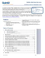 Quintel QS Series MultiServ Installation Manual preview