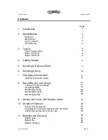 Preview for 2 page of Quintet electronic music instrument User Manual