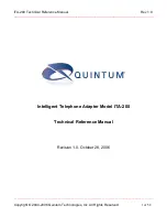 Quintum ITA-200 Technical Reference Manual preview