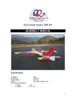QuiQue's Aircraft Semi Scale Yak-54 Assembly Manual preview