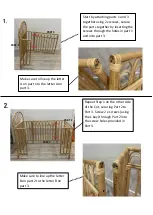 Предварительный просмотр 5 страницы Quirky Bubba Sienna Cot Assembly Instructions Manual