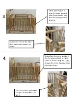 Предварительный просмотр 6 страницы Quirky Bubba Sienna Cot Assembly Instructions Manual