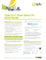 qulu Vista i7 Quick Manual preview