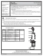 Preview for 1 page of Quoizel 0809534 Manual