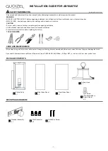 Предварительный просмотр 1 страницы Quoizel Abernathy ABY8407OZ Installation Manual