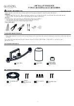 Quoizel ACA8623BN Installation Manual предпросмотр