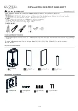 Quoizel ALM8408WT Installation Manual предпросмотр