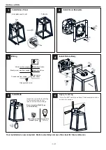 Предварительный просмотр 2 страницы Quoizel AMBL8405WT Installation Manual