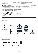 Quoizel AMR1508MB Installation Manual preview