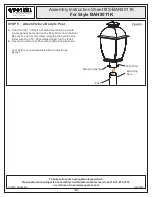 Предварительный просмотр 5 страницы Quoizel Bain BAN9011K Assembly Instruction Sheet