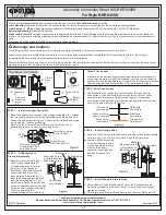 Quoizel BKR8408K Assembly Instruction Sheet предпросмотр