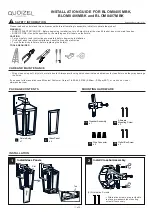 Предварительный просмотр 1 страницы Quoizel BLOM8405MBK Assembly Instructions