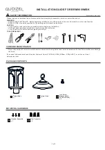 Предварительный просмотр 1 страницы Quoizel BRM9009MBK Installation Manual