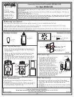 Предварительный просмотр 1 страницы Quoizel BRN8412IB Assembly Instruction Sheet