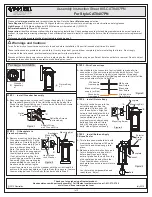 Предварительный просмотр 1 страницы Quoizel CAT8407PN Assembly Instruction Sheet