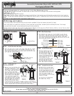 Quoizel CATL8411PN Assembly Instruction Sheet предпросмотр