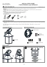 Quoizel CCR8412CU Installation Manual preview