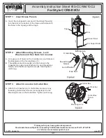 Предварительный просмотр 3 страницы Quoizel Chancellor CCR8406CU Assembly Instruction Sheet