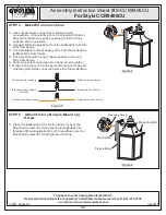 Предварительный просмотр 4 страницы Quoizel Chancellor CCR8406CU Assembly Instruction Sheet