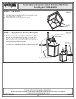 Предварительный просмотр 5 страницы Quoizel Chancellor CCR8406CU Assembly Instruction Sheet