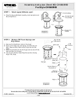 Предварительный просмотр 3 страницы Quoizel Chimera CHI8409IB Assembly Instruction Sheet