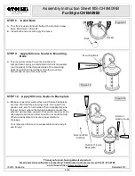 Предварительный просмотр 6 страницы Quoizel Chimera CHI8409IB Assembly Instruction Sheet