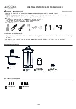 Quoizel CLI9009EK Installation Manual preview