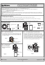 Quoizel CSE8408PN Assembly Instruction Sheet preview