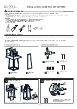 Preview for 1 page of Quoizel Devonport Installation Manual