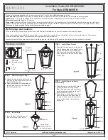 Preview for 1 page of Quoizel DRS8409EK Installation Manual