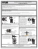 Quoizel EVG8407EK Assembly Instruction Sheet предпросмотр