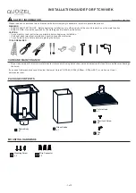 Quoizel FTC9010EK Installation Manual preview