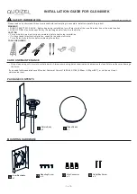 Quoizel Gladstone GLS8408EK Installation Manual предпросмотр