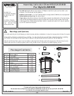 Quoizel GLN2006IB Assembly Instruction Sheet preview