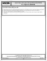 Preview for 6 page of Quoizel GLN2006IB Assembly Instruction Sheet