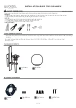 Quoizel GLS8406EK Installation Manual предпросмотр