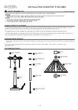 Quoizel Hathaway TF5621MBK Installation Manual preview