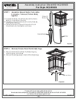 Предварительный просмотр 3 страницы Quoizel HC2006IB Assembly Instruction Manual